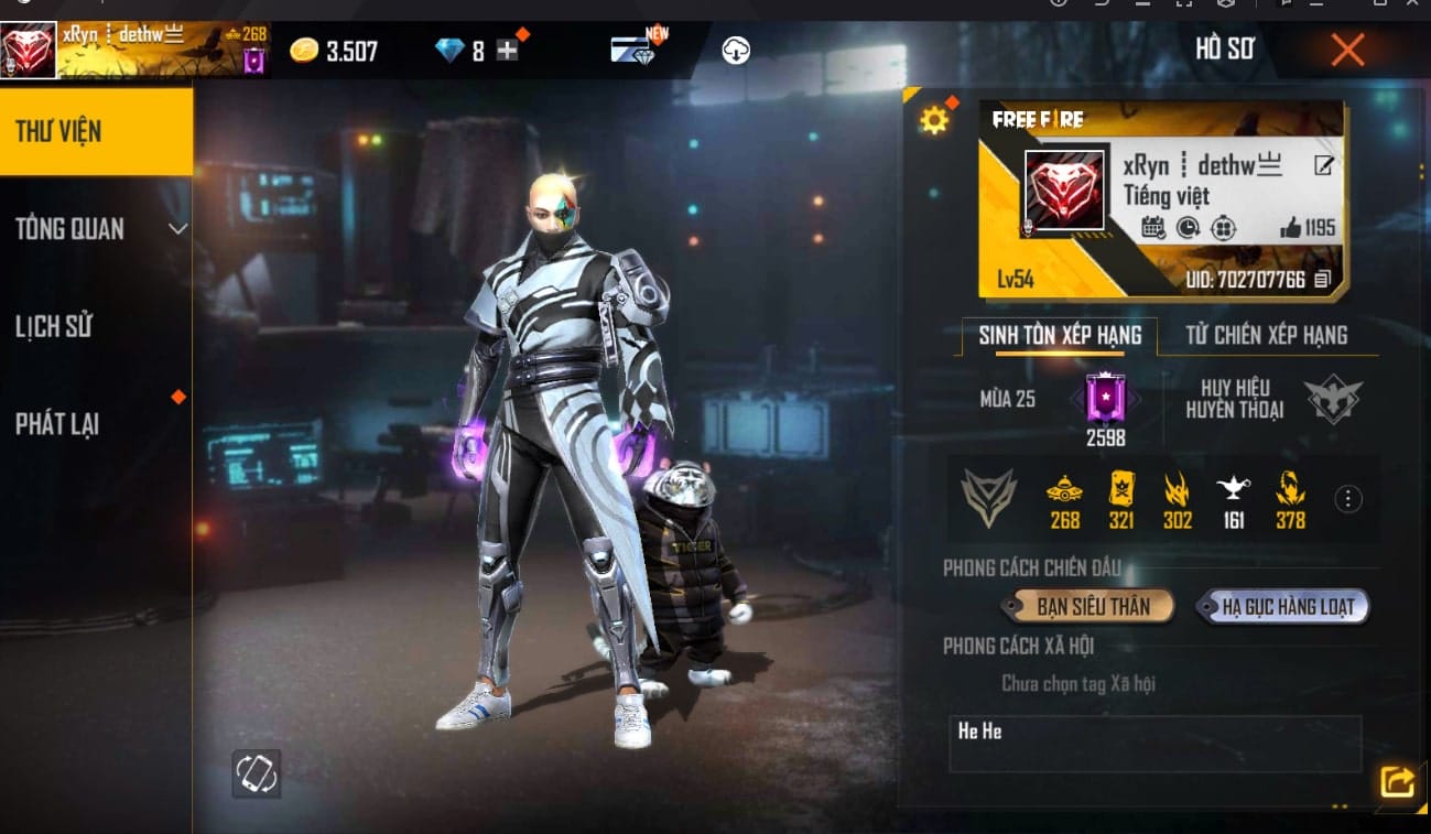 Picture 8 of Rich Free Fire profile pictures, rich Free Fire account screenshots, rich Free Fire profile photos