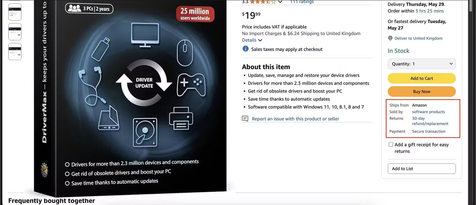 The risks of buying software on Amazon Picture 3