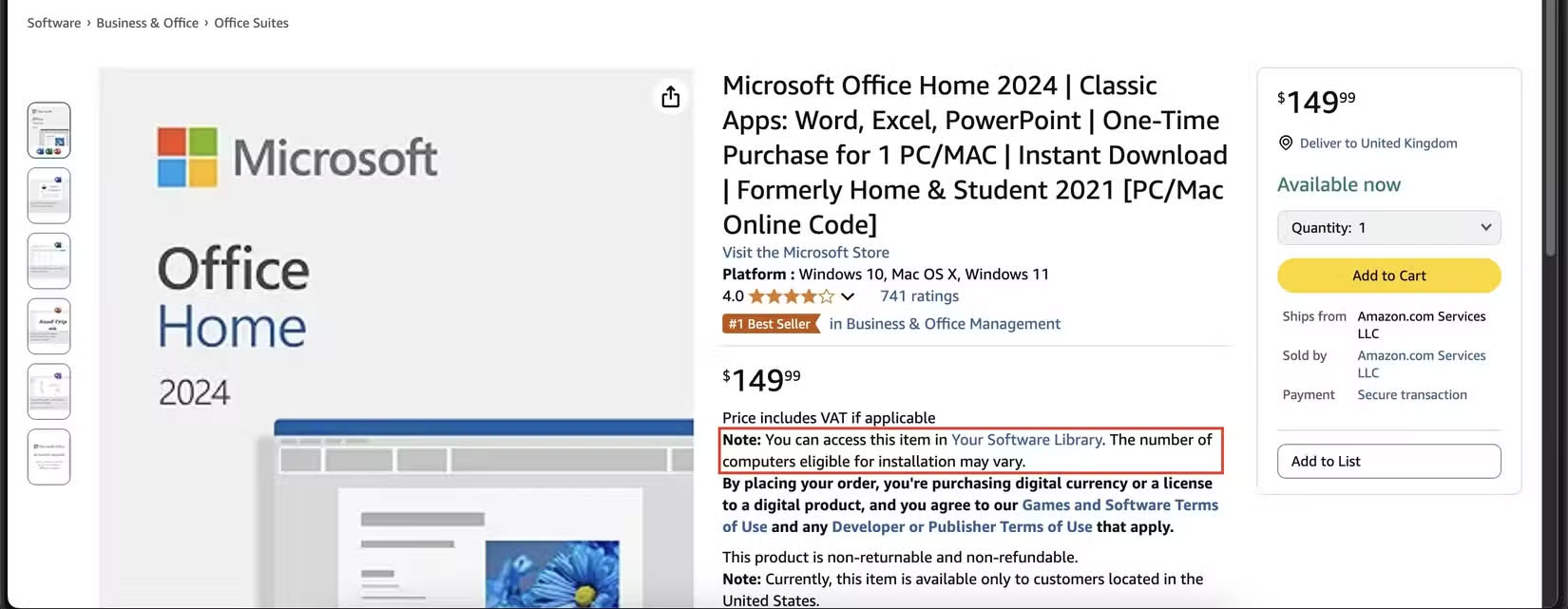 The risks of buying software on Amazon Picture 5