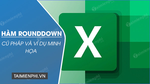 Picture 1 of Rounddown function: syntax and usage for rounding numbers down in Excel.