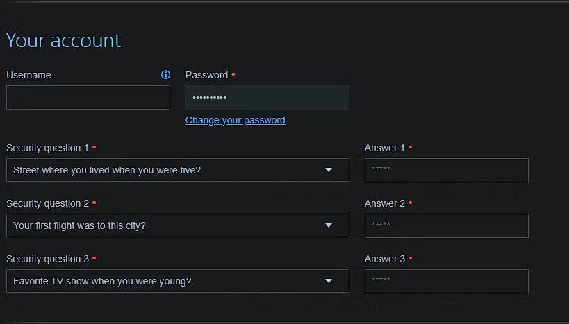 How to use password hints and security questions safely Picture 2