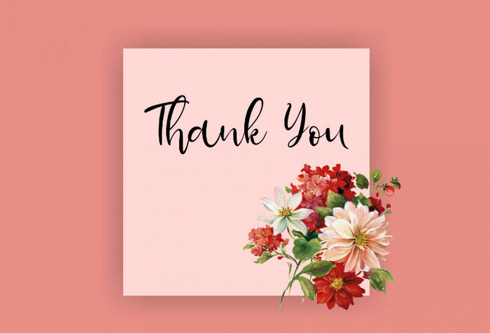 images 10 of Sample thank-you message in PowerPoint slides
