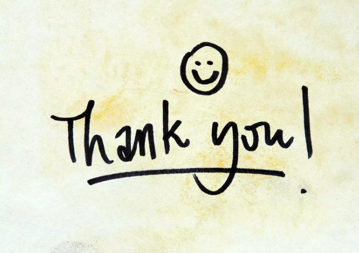 images 13 of Sample thank-you message in PowerPoint slides
