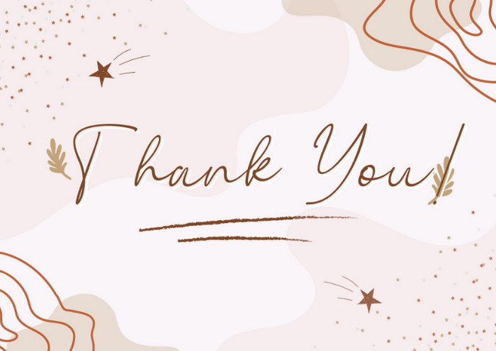images 17 of Sample thank-you message in PowerPoint slides