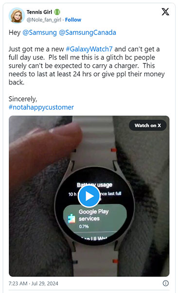 Samsung Galaxy Watch 7 has serious battery life problems Picture 2