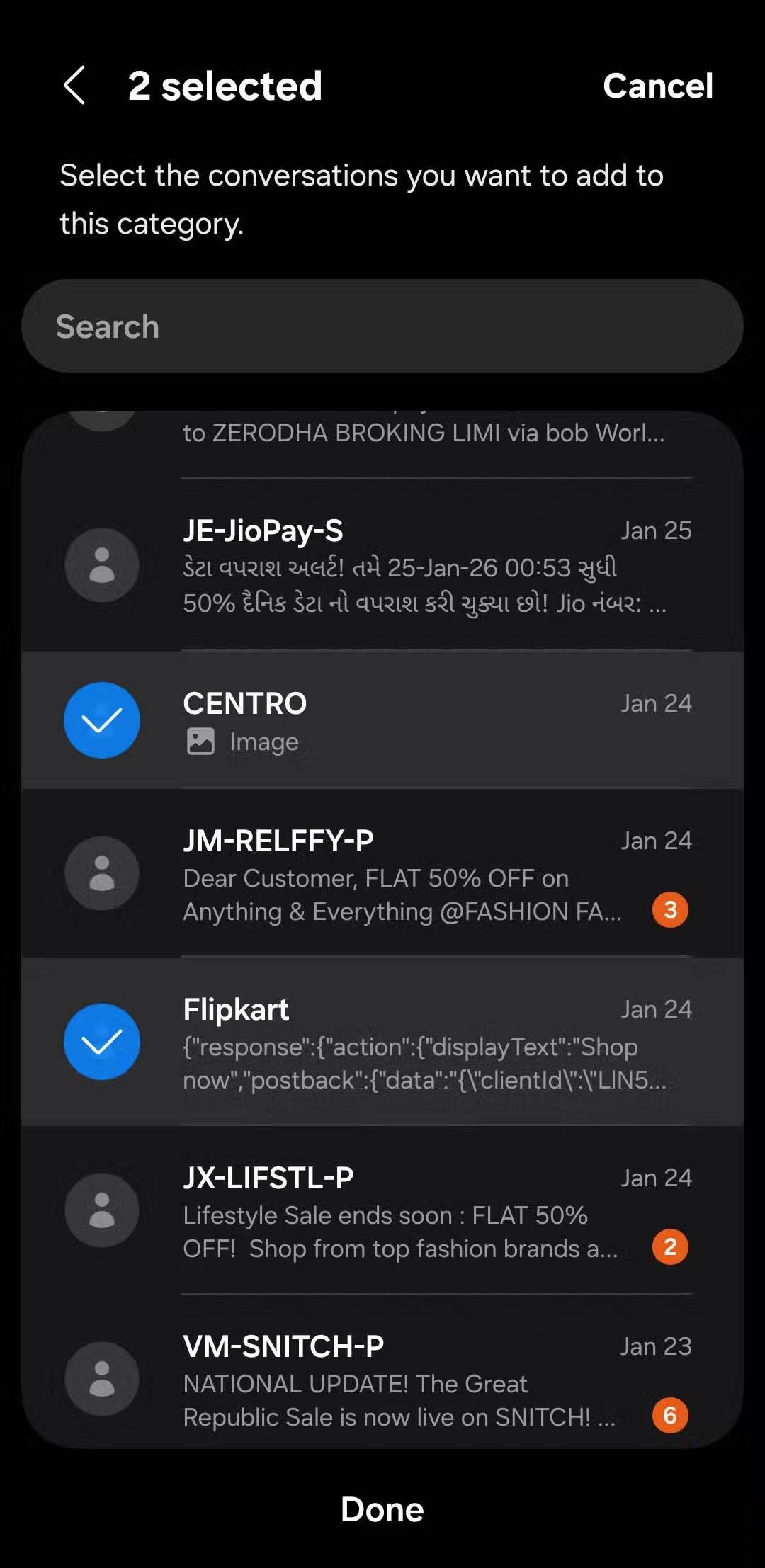 Samsung Messages still has one exclusive feature that Google hasn't been able to replicate yet. Picture 4