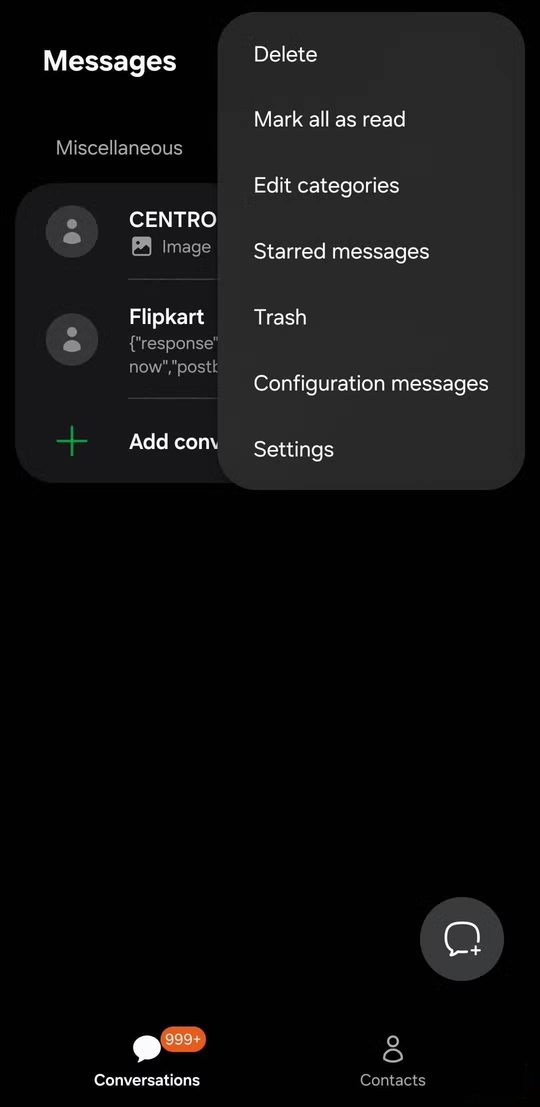 Samsung Messages still has one exclusive feature that Google hasn't been able to replicate yet. Picture 5