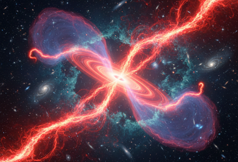 Scientists witness the 'resurrection' of a monstrous black hole after 100 million years. Picture 4