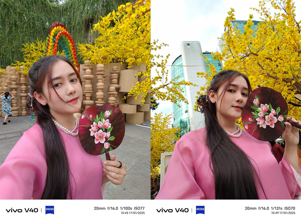 See the full set of Tet photos taken with vivo V40 5G at extremely hot check-in locations Picture 8