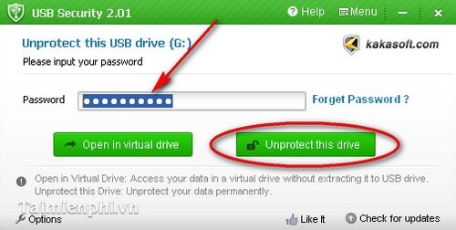 Picture 12 of Set a password for your USB drive, create a password to protect your USB drive using USB Security.