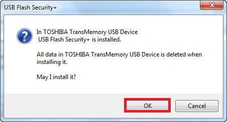 Picture 3 of Set a password to protect your USB drive using USB Flash Security.