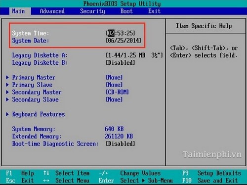 Picture 3 of Set the basic parameters for the computer.