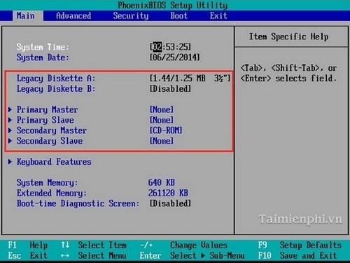 Picture 4 of Set the basic parameters for the computer.