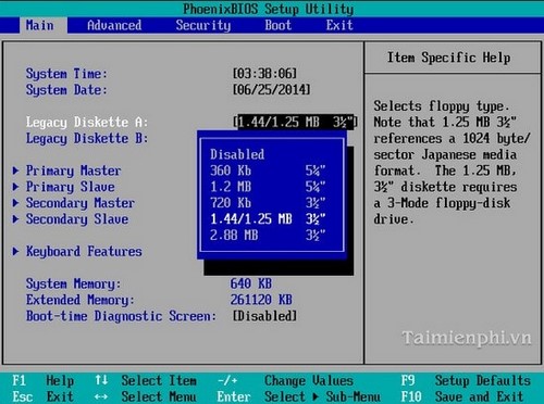 Picture 5 of Set the basic parameters for the computer.