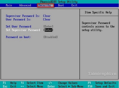 Picture 7 of Set the basic parameters for the computer.