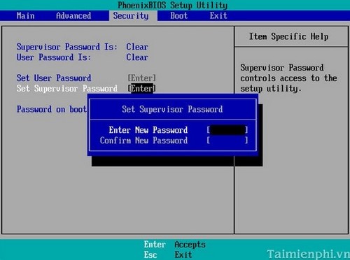 Picture 8 of Set the basic parameters for the computer.