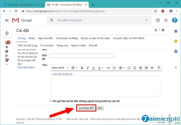 Picture 4 of Setting up keyboard shortcuts in Gmail