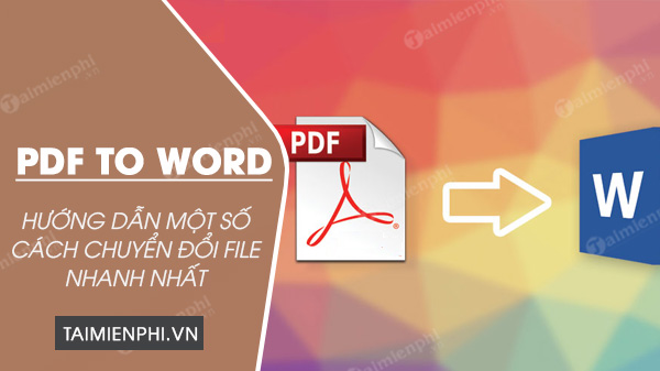 Picture 1 of Several simple ways to convert PDF files to WORD files.