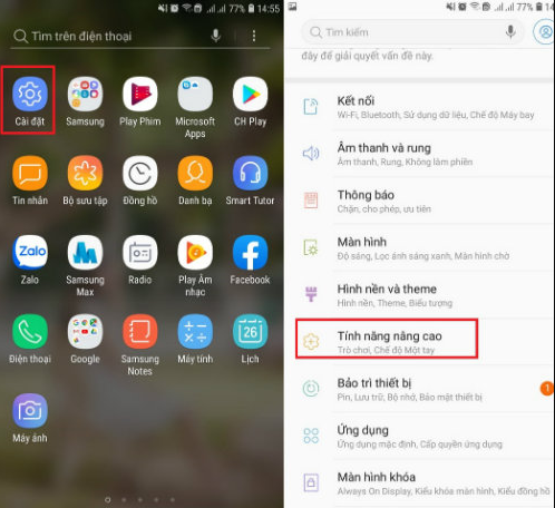 Share How to turn the phone over to turn off the ringer on Samsung Picture 3