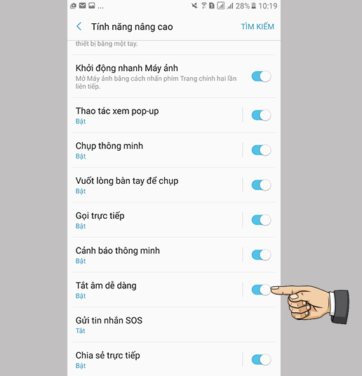 Share How to turn the phone over to turn off the ringer on Samsung Picture 7
