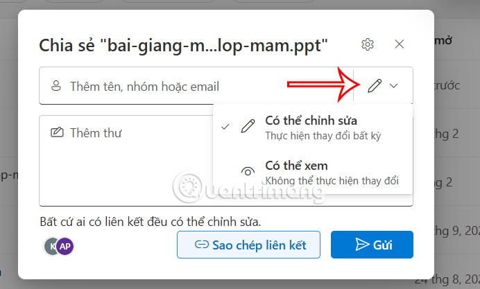 How to protect OneDrive sharing links Picture 2