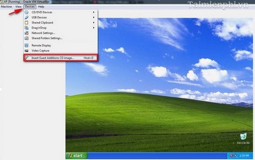 Picture 3 of Sharing data between a physical machine and a virtual machine on VirtualBox.
