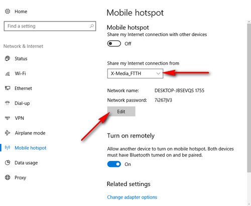 Picture 3 of Creating a Wi-Fi hotspot on Windows 10 doesn't require any software.