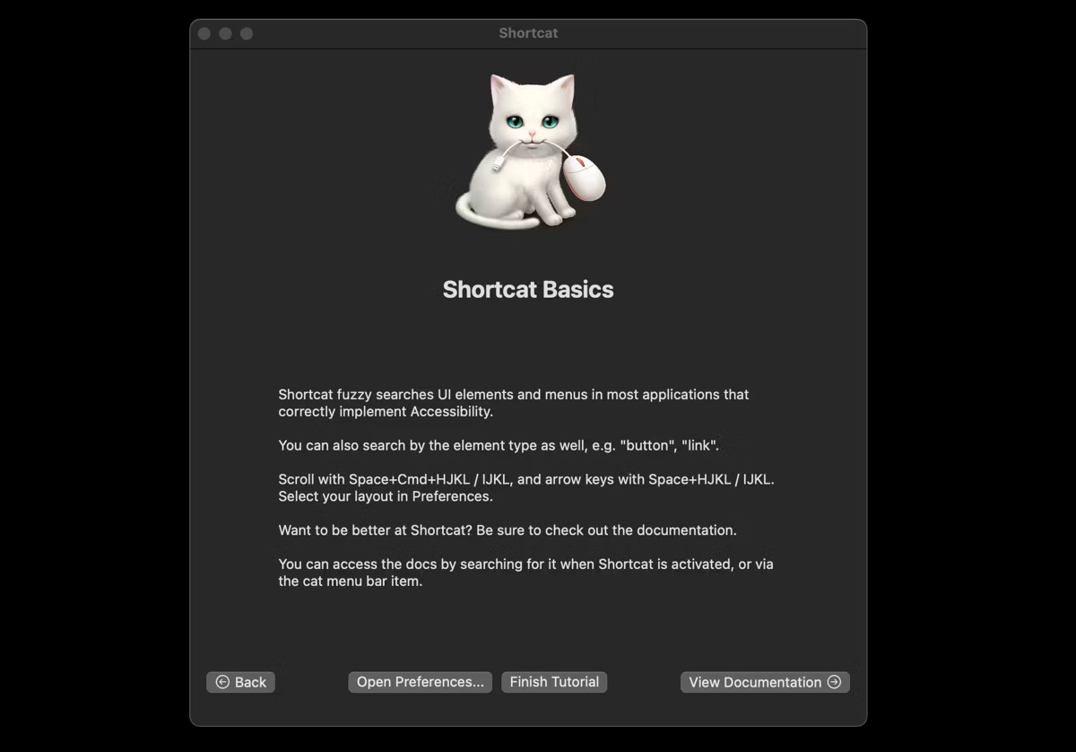 Shortcat - An app that makes it easy to use your Mac without a mouse Picture 7