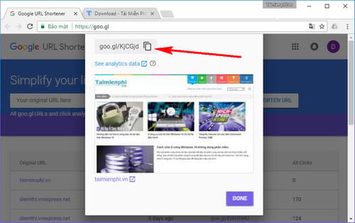 Shorten links and create QR Codes with goo.gl Picture 11