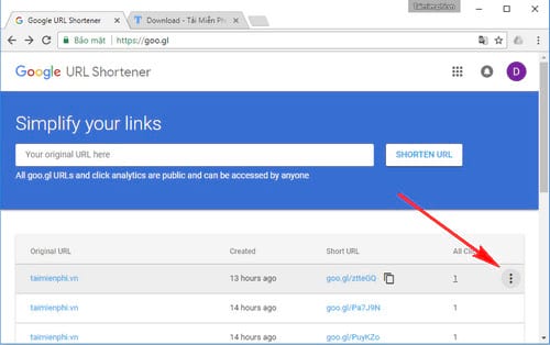 Shorten links and create QR Codes with goo.gl Picture 12