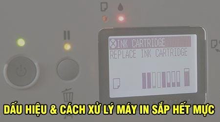 Picture 1 of Signs that your printer is running low on ink and how to handle it.
