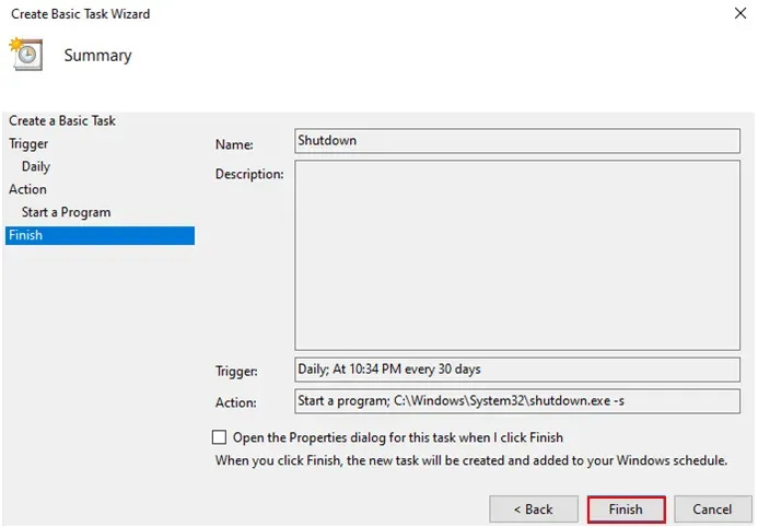 Simple and easy ways to schedule PC shutdown Picture 12