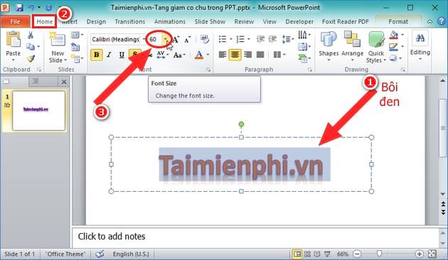 images 1 of Simple guide to increasing and decreasing font size in PowerPoint