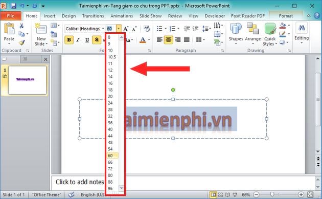 images 2 of Simple guide to increasing and decreasing font size in PowerPoint