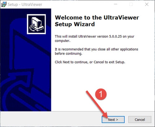 Picture 2 of Simple UltraViewer usage guide for remote computer control.