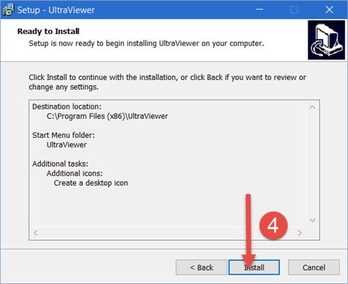 Picture 4 of Simple UltraViewer usage guide for remote computer control.