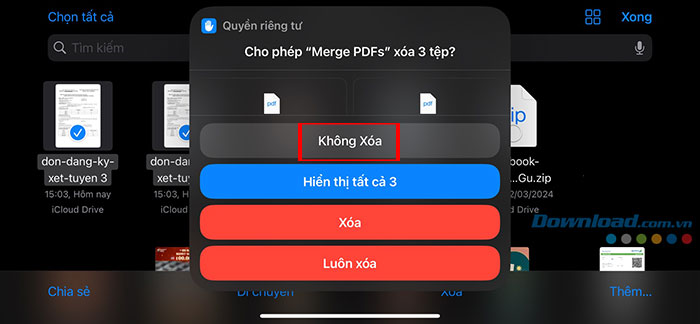 Simple ways to merge PDF files on iPhone Picture 11