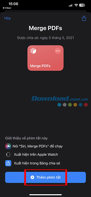 Simple ways to merge PDF files on iPhone Picture 3
