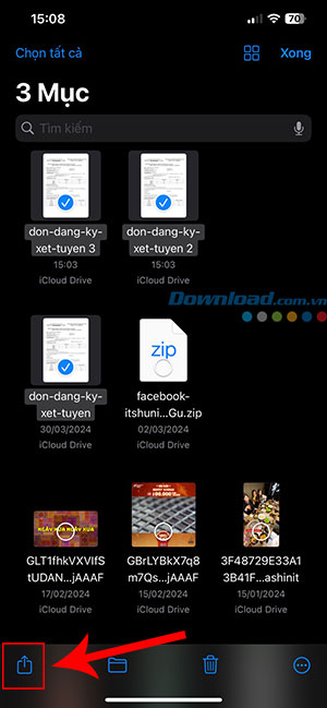 Simple ways to merge PDF files on iPhone Picture 7