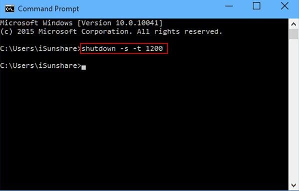 Simple Windows 10 computer shutdown timer without installing software Picture 4