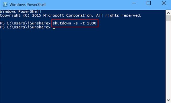 Simple Windows 10 computer shutdown timer without installing software Picture 5