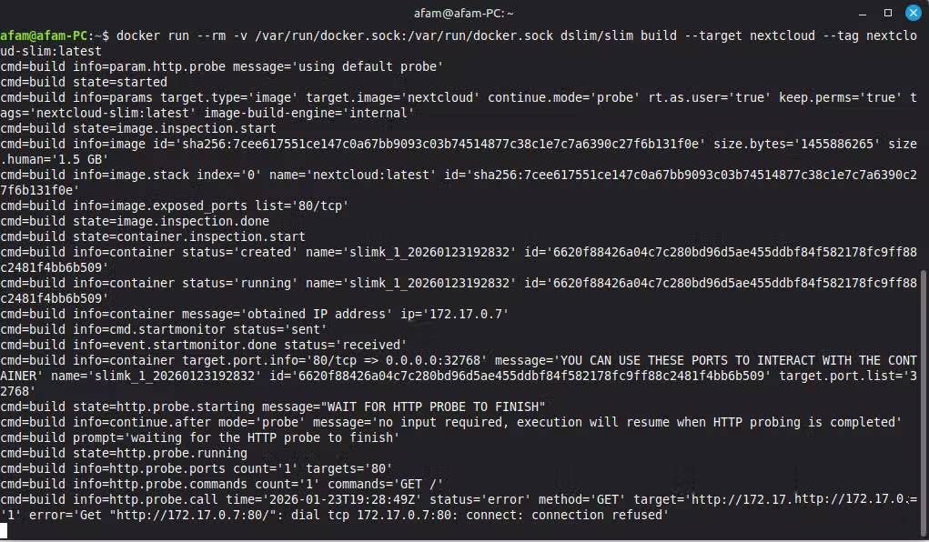 SlimToolKit - A free tool for reducing Docker image size. Picture 5