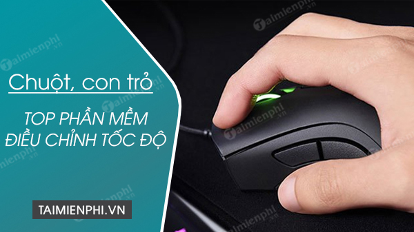 Picture 1 of Software for adjusting mouse and cursor speed.