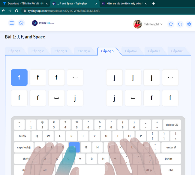 Picture 6 of Software for practicing 10-finger typing and increasing typing speed.