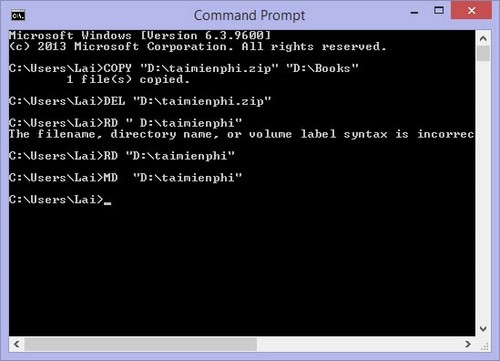 Picture 4 of Some commonly used DOS commands in CMD
