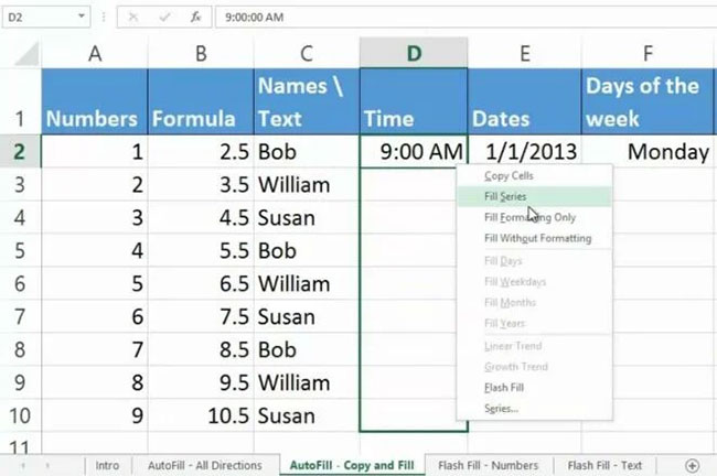 Some small tricks when working with Excel Picture 3