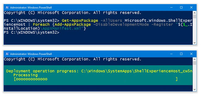 Some ways to fix Start Menu error on Windows 10 stops working Picture 4