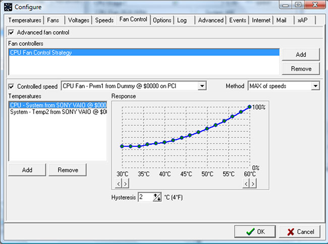 SpeedFan - PC Hardware Monitoring Utility Picture 3