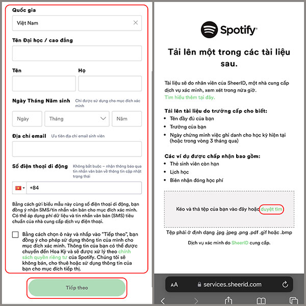 Spotify Premium Student Sign Up Guide for Students Picture 2