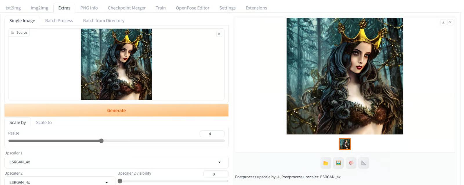 Stable Diffusion Web UI Picture 12